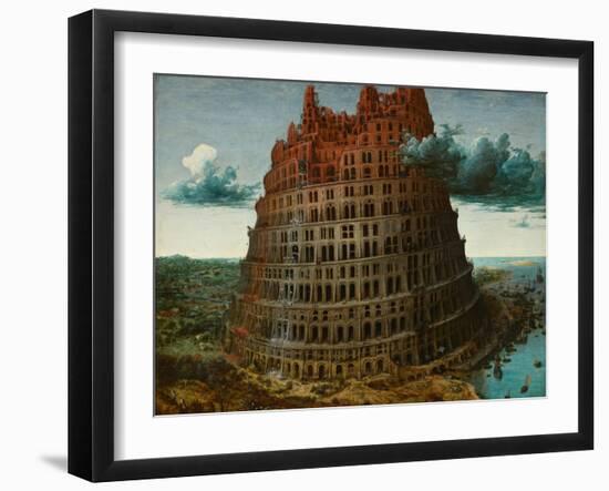 The Tower of Babel, c.1565-Pieter the Elder Brueghel-Framed Giclee Print