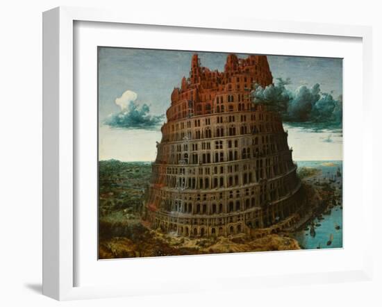 The Tower of Babel, c.1565-Pieter the Elder Brueghel-Framed Giclee Print