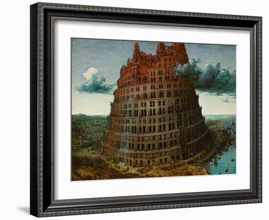 The Tower of Babel, c.1565-Pieter the Elder Brueghel-Framed Giclee Print