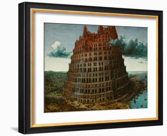 The Tower of Babel, c.1565-Pieter the Elder Brueghel-Framed Giclee Print