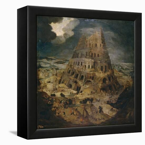 The Tower of Babel, Ca 1595-Pieter Brueghel the Younger-Framed Premier Image Canvas