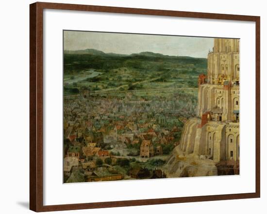 The Tower of Babel, Detail-Pieter Bruegel the Elder-Framed Giclee Print