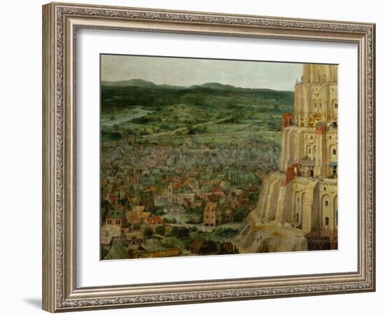 The Tower of Babel, Detail-Pieter Bruegel the Elder-Framed Giclee Print