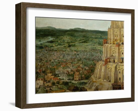 The Tower of Babel, Detail-Pieter Bruegel the Elder-Framed Giclee Print