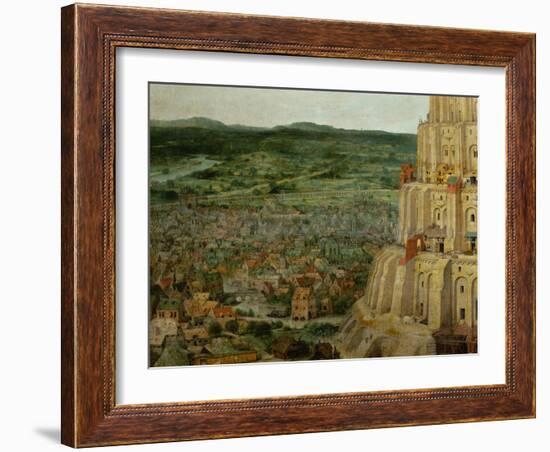 The Tower of Babel, Detail-Pieter Bruegel the Elder-Framed Giclee Print