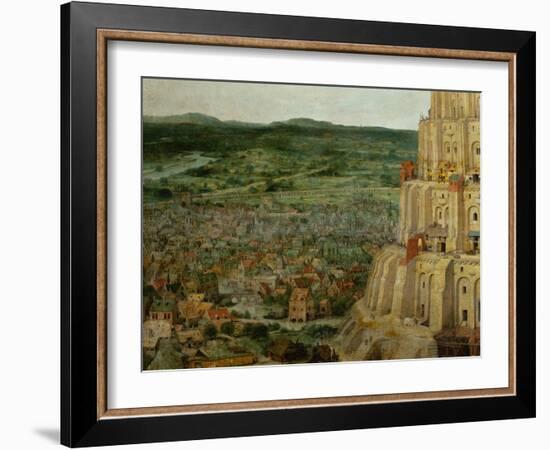 The Tower of Babel, Detail-Pieter Bruegel the Elder-Framed Giclee Print