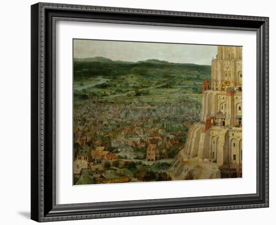 The Tower of Babel, Detail-Pieter Bruegel the Elder-Framed Giclee Print