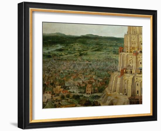 The Tower of Babel, Detail-Pieter Bruegel the Elder-Framed Giclee Print