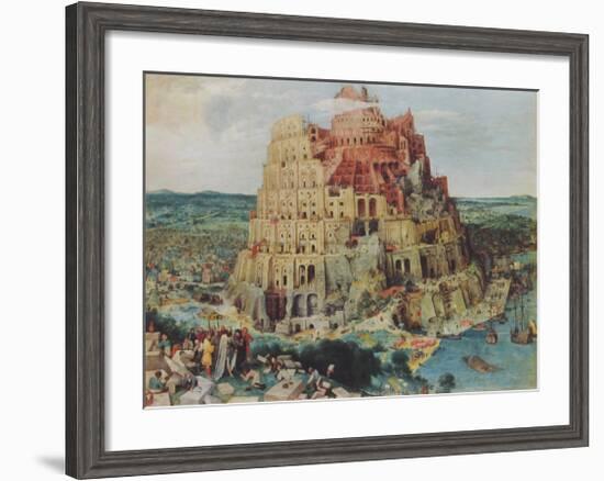 The Tower of Babel-Pieter Bruegel the Elder-Framed Collectable Print