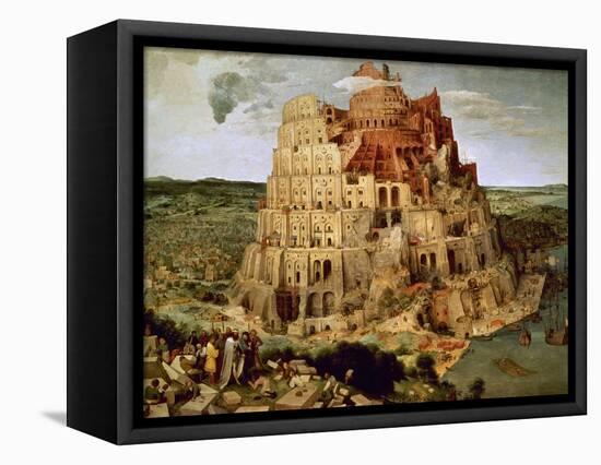The Tower of Babel-Pieter Bruegel the Elder-Framed Premier Image Canvas