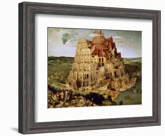 The Tower of Babel-Pieter Bruegel the Elder-Framed Giclee Print