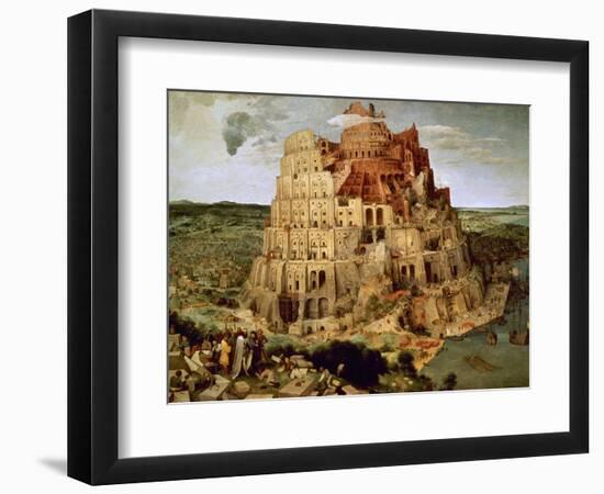 The Tower of Babel-Pieter Bruegel the Elder-Framed Giclee Print