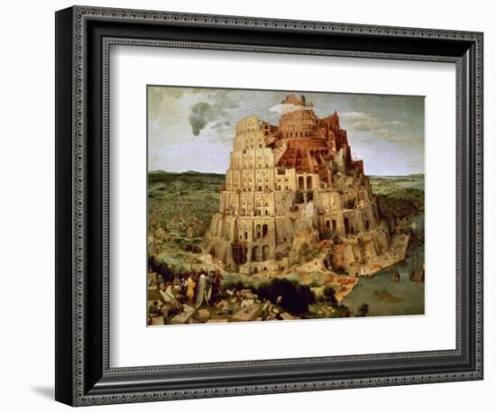 The Tower of Babel-Pieter Bruegel the Elder-Framed Giclee Print