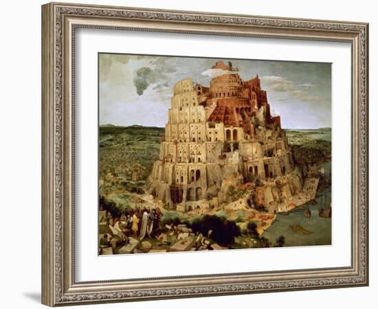 The Tower of Babel-Pieter Bruegel the Elder-Framed Giclee Print