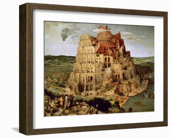 The Tower of Babel-Pieter Bruegel the Elder-Framed Giclee Print