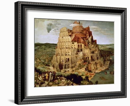 The Tower of Babel-Pieter Bruegel the Elder-Framed Giclee Print