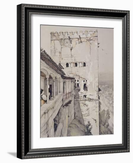 The Tower of Comares (Torre De Comares)-John Frederick Lewis-Framed Giclee Print