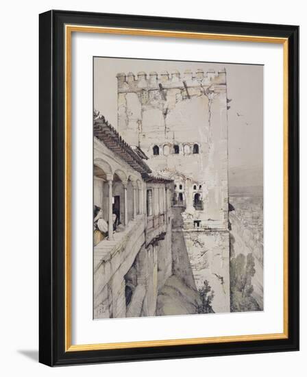 The Tower of Comares (Torre De Comares)-John Frederick Lewis-Framed Giclee Print