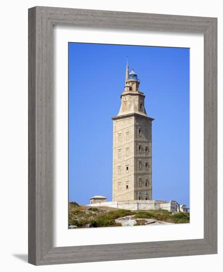 The Tower of Hercules Lighthouse, La Coruna City, Galicia, Spain, Europe-Richard Cummins-Framed Photographic Print