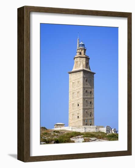 The Tower of Hercules Lighthouse, La Coruna City, Galicia, Spain, Europe-Richard Cummins-Framed Photographic Print