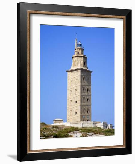 The Tower of Hercules Lighthouse, La Coruna City, Galicia, Spain, Europe-Richard Cummins-Framed Photographic Print