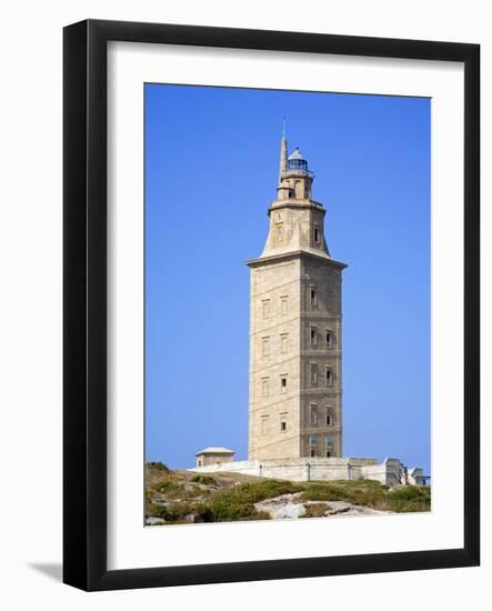 The Tower of Hercules Lighthouse, La Coruna City, Galicia, Spain, Europe-Richard Cummins-Framed Photographic Print