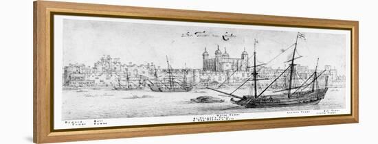 The Tower of London, C.1637-41-Wenceslaus Hollar-Framed Premier Image Canvas