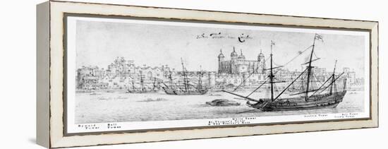 The Tower of London, C.1637-41-Wenceslaus Hollar-Framed Premier Image Canvas