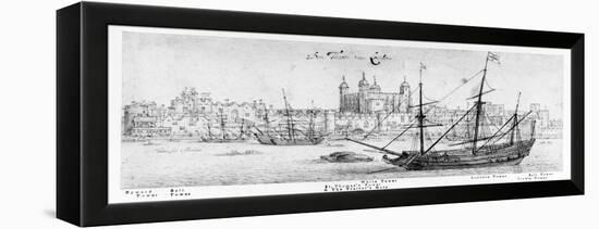 The Tower of London, C.1637-41-Wenceslaus Hollar-Framed Premier Image Canvas