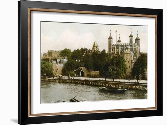 The Tower of London, Early 20th Century-null-Framed Giclee Print