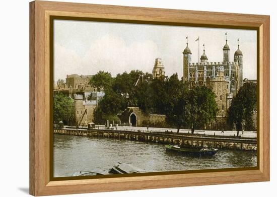 The Tower of London, Early 20th Century-null-Framed Premier Image Canvas