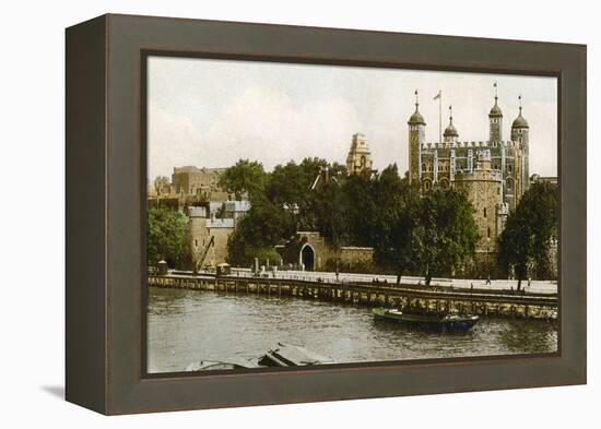 The Tower of London, Early 20th Century-null-Framed Premier Image Canvas