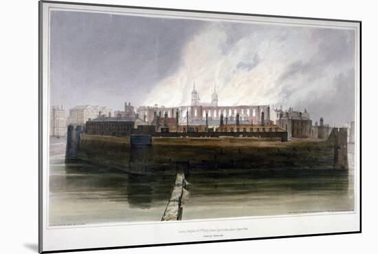 The Tower of London the Morning after the Fire in the Armoury on 30 October 1841-Thomas Shotter Boys-Mounted Giclee Print