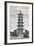 The Tower of Long-Hua, Shanghai, China, 1895-null-Framed Giclee Print