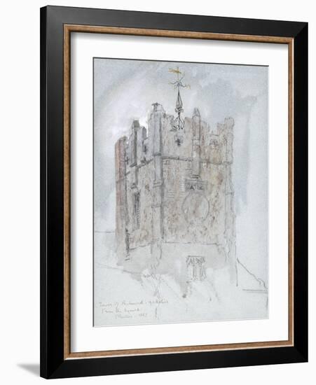 The Tower of Trinity Church, Richmond, 1867-John Ruskin-Framed Giclee Print