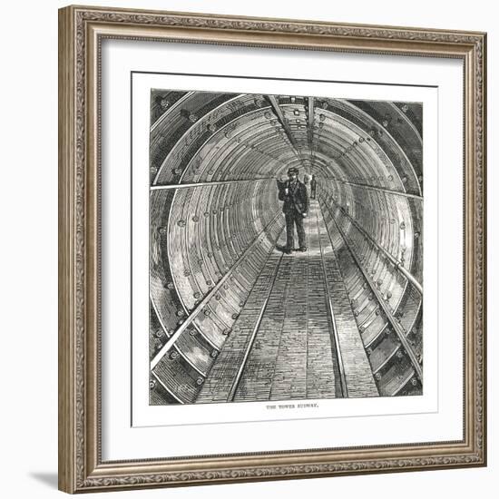 The Tower Tunnel, 1878-Walter Thornbury-Framed Giclee Print
