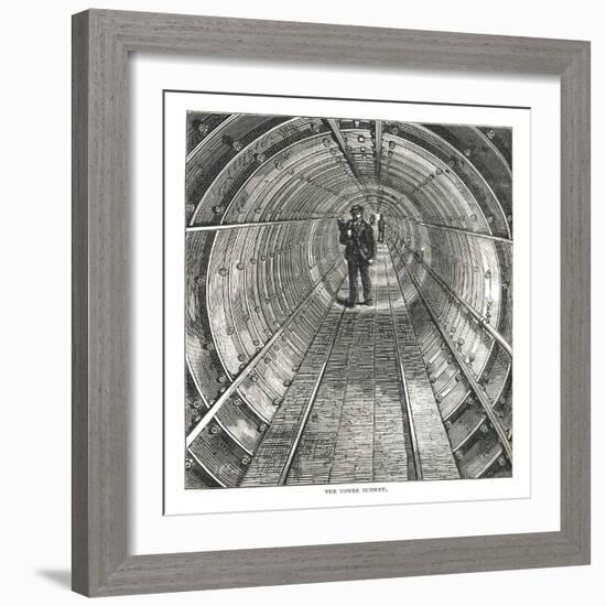 The Tower Tunnel, 1878-Walter Thornbury-Framed Giclee Print