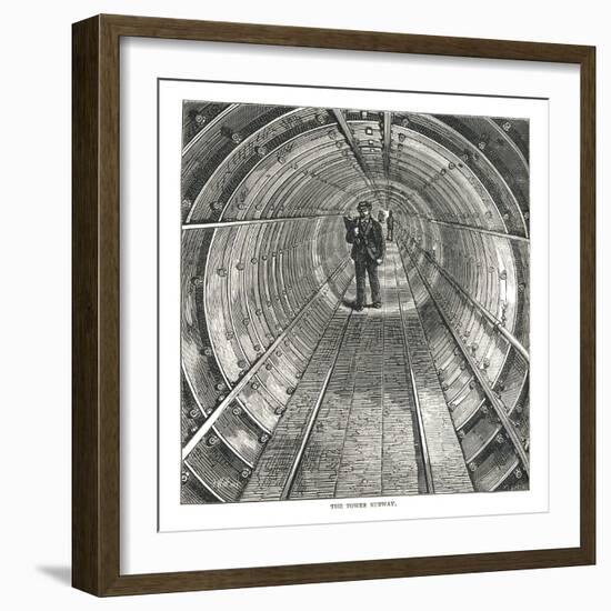 The Tower Tunnel, 1878-Walter Thornbury-Framed Giclee Print