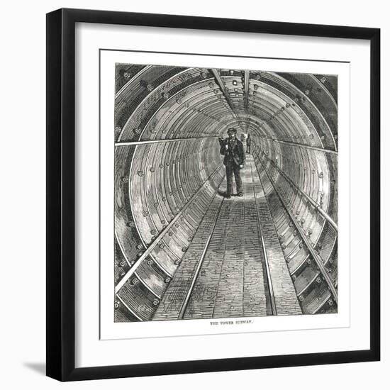 The Tower Tunnel, 1878-Walter Thornbury-Framed Giclee Print