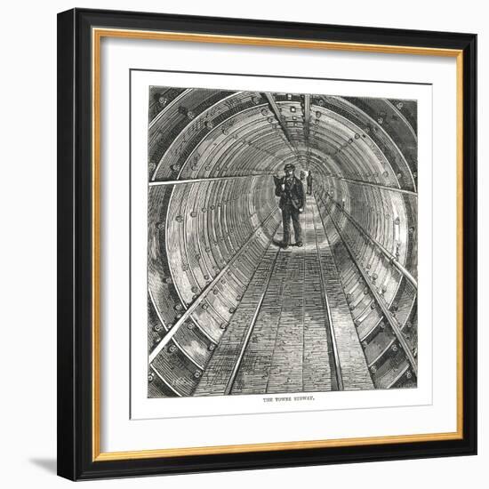 The Tower Tunnel, 1878-Walter Thornbury-Framed Giclee Print