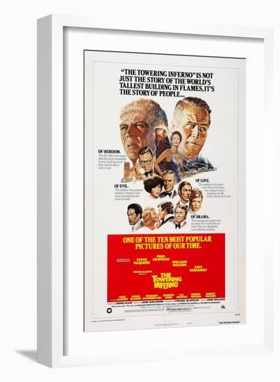 The Towering Inferno, 1974-null-Framed Premium Giclee Print