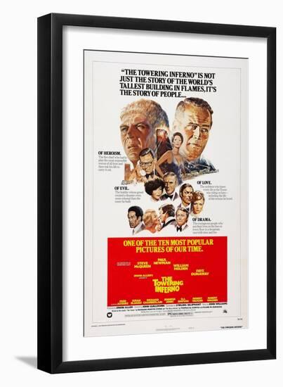 The Towering Inferno, 1974-null-Framed Art Print