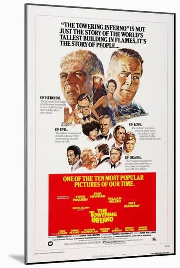 The Towering Inferno, 1974-null-Mounted Art Print