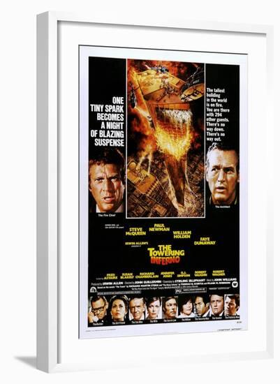 The Towering Inferno-null-Framed Art Print