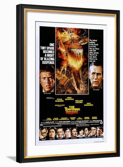 The Towering Inferno-null-Framed Art Print