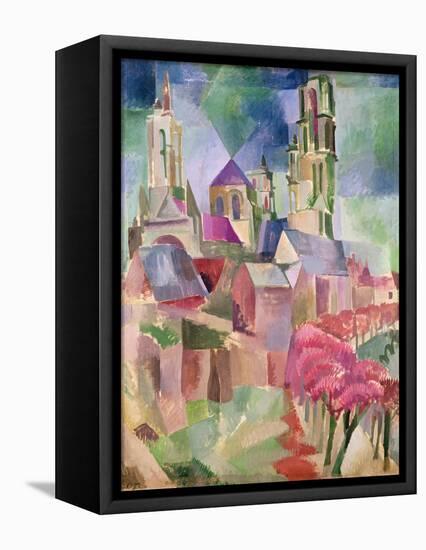 The Towers of Laon, 1911-Robert Delaunay-Framed Premier Image Canvas