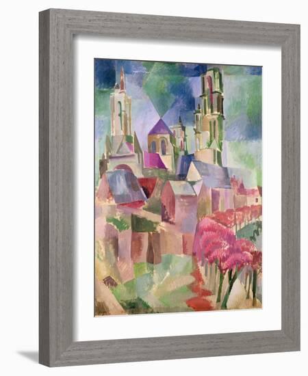 The Towers of Laon, 1911-Robert Delaunay-Framed Giclee Print