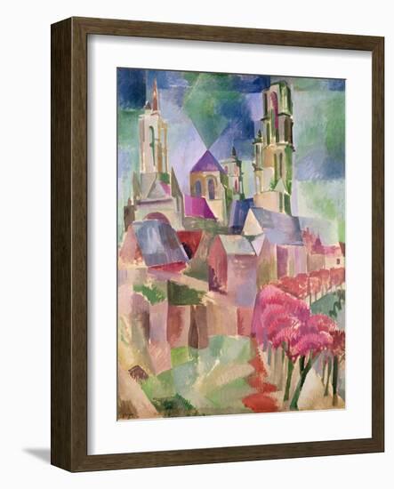 The Towers of Laon, 1911-Robert Delaunay-Framed Giclee Print