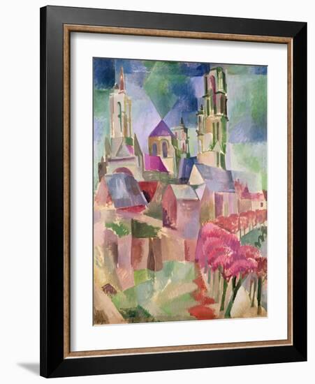 The Towers of Laon, 1911-Robert Delaunay-Framed Giclee Print