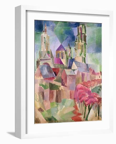 The Towers of Laon, 1911-Robert Delaunay-Framed Giclee Print